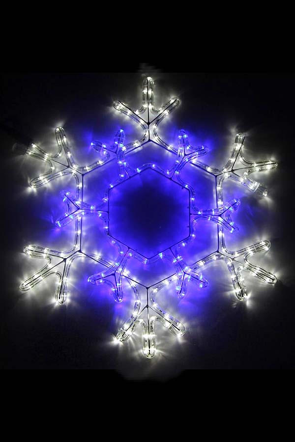 Световая фигура Снежинка 72см RL-432-SF-B/W